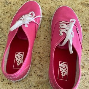 Womens Vans Canvas Sneaker Pink New Never Worn.